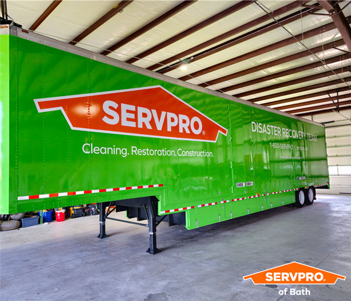 One of the Semi Trailers dedicated to large fire & water damage restoration in Washington, NC and beyond. 